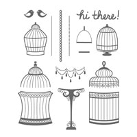 Builder Birdcage Photopolymer Stamp Set Builder Birdcage Photopolymer Stamp Set