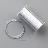 Silver Metallic Thread Silver Metallic Thread