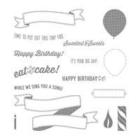 Birthday Banners Photopolymer Stamp Set Birthday Banners Photopolymer Stamp Set