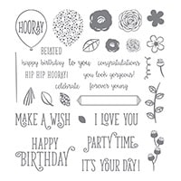 Happy Birthday Gorgeous Photopolymer Stamp Set Happy Birthday Gorgeous Photopolymer Stamp Set