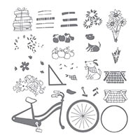 Bike Ride Photopolymer Stamp Set Bike Ride Photopolymer Stamp Set
