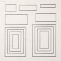 Stitched Rectangle Dies Stitched Rectangle Dies