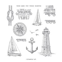 Sailing Home Cling Stamp Set Sailing Home Cling Stamp Set