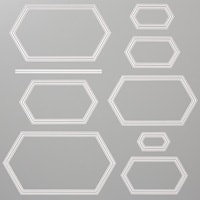 Stitched Nested Labels Dies Stitched Nested Labels Dies
