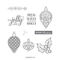 Christmas Gleaming Cling Stamp Set (En) Christmas Gleaming Cling Stamp Set (En)