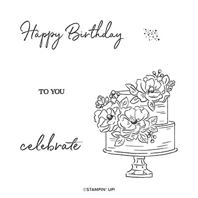 Happy Birthday To You Cling Stamp Set (English) Happy Birthday To You Cling Stamp Set (English)