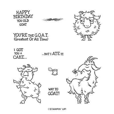 Way To Goat Cling Stamp Set (English) Way To Goat Cling Stamp Set (English)