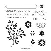 Vine Design Cling Stamp Set Vine Design Cling Stamp Set