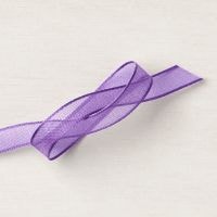 3/8" (1 Cm) Gorgeous Grape Sheer Ribbon 3/8" (1 Cm) Gorgeous Grape Sheer Ribbon