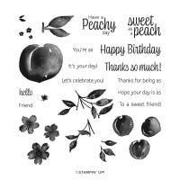 Sweet As A Peach Photopolymer Stamp Set Sweet As A Peach Photopolymer Stamp Set