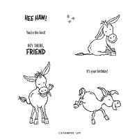 Darling Donkeys Cling Stamp Set Darling Donkeys Cling Stamp Set