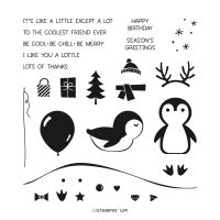 Penguin Place Photopolymer Stamp Set (English) Penguin Place Photopolymer Stamp Set (English)