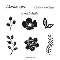 Boughs & Blossoms Cling Stamp Set (English) Boughs & Blossoms Cling Stamp Set (English)