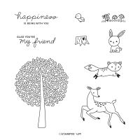 Friends Of The Forest Photopolymer Stamp Set Friends Of The Forest Photopolymer Stamp Set