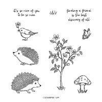 Happy Hedgehogs Photopolymer Stamp Set (English) Happy Hedgehogs Photopolymer Stamp Set (English)