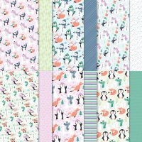 Penguin Playmates 12" X 12" (30.5 X 30.5 Cm) Designer Series Paper Penguin Playmates 12" X 12" (30.5 X 30.5 Cm) Designer Series Paper