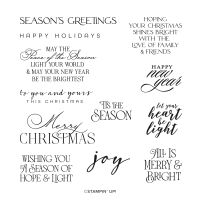 Brightest Glow Cling Stamp Set (English) Brightest Glow Cling Stamp Set (English)